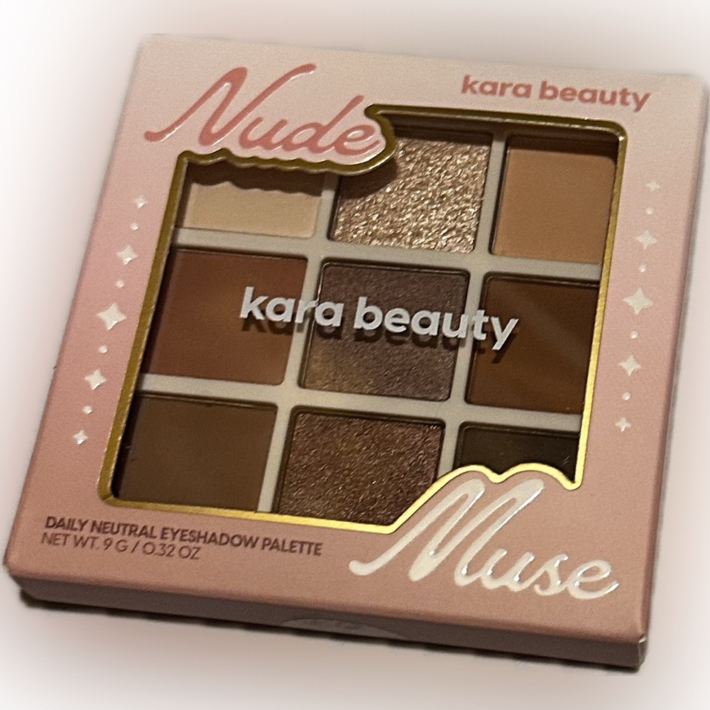 NIB Sold Out Kara Beauty 9-Pan Eyeshadow Palette in Nude Muse
